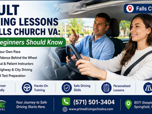 Adult Driving School in Falls Church