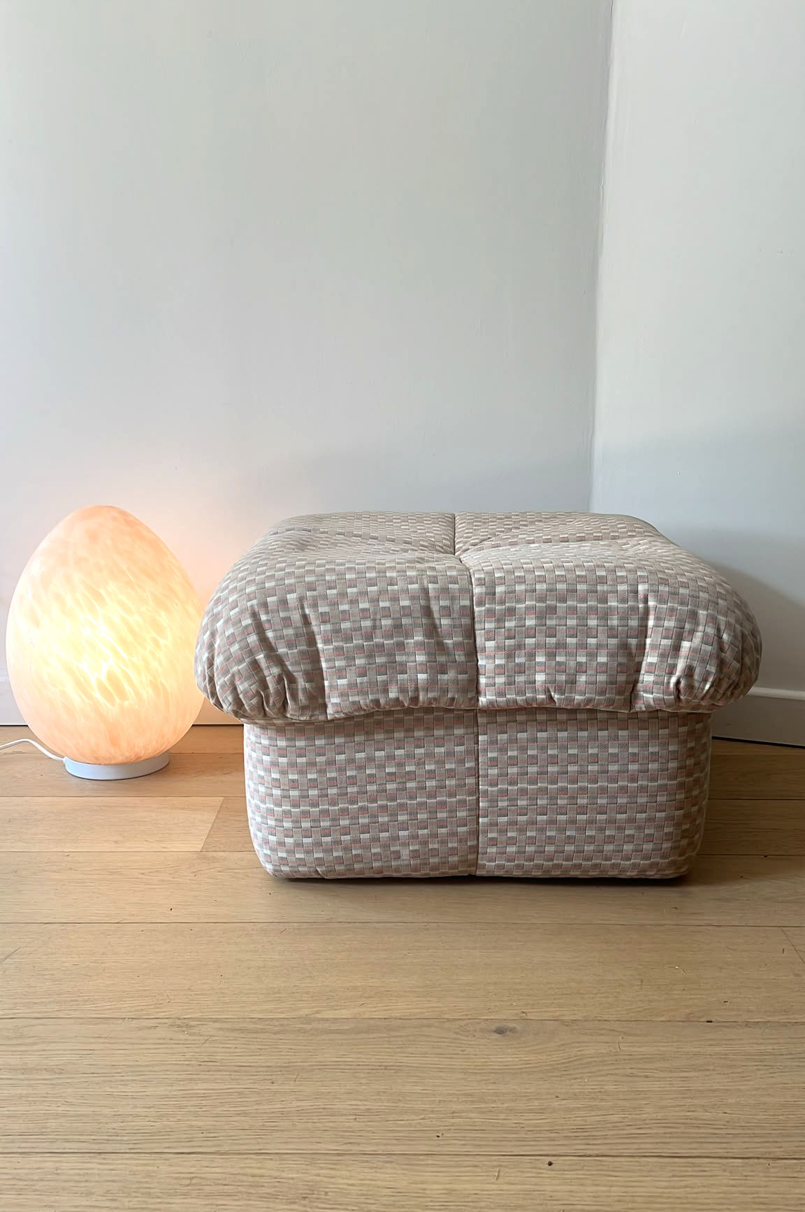 Pouf cinna vintage modèle Gao 70s