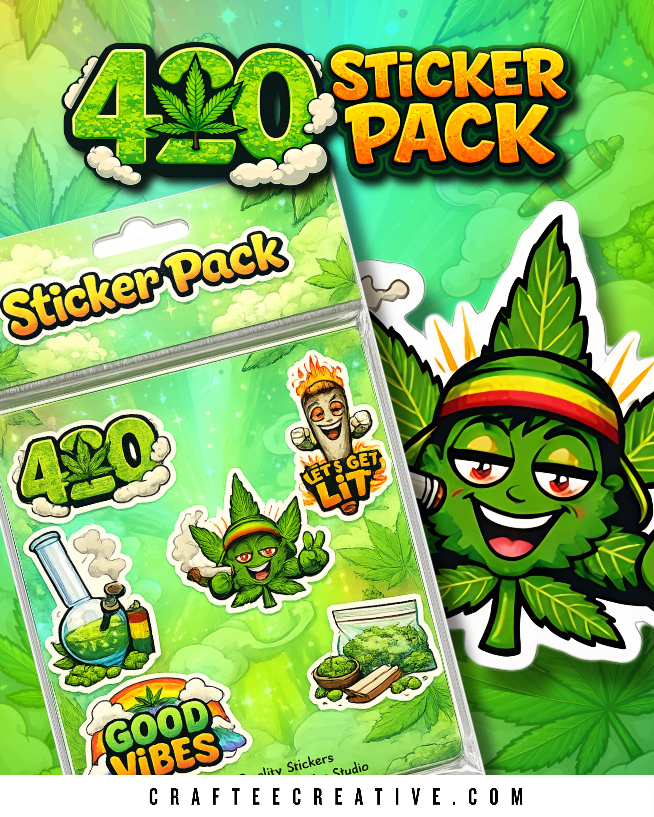 420 STICKER PACK