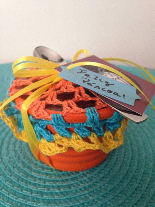 tampinha de crochet
