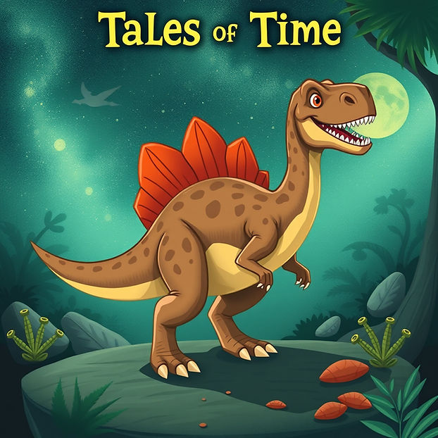 Dinosaur with the title Tales of Time.jpg