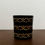 Thumbnail: Black and Gold  Cut Work Tea Light Holder 