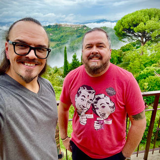 Michael and Doug Overlooking Salisano