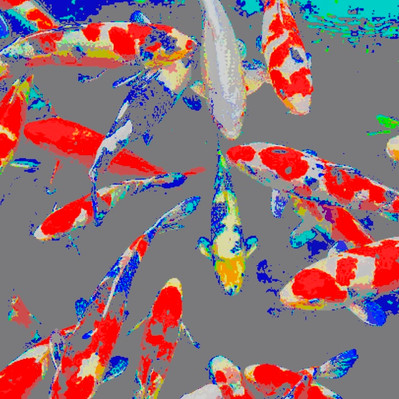 Red fish 2 - 90x90 - 90 €