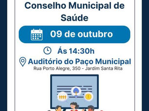 Conselho de Saúde realiza hoje 7ª reunião ordinária do ano