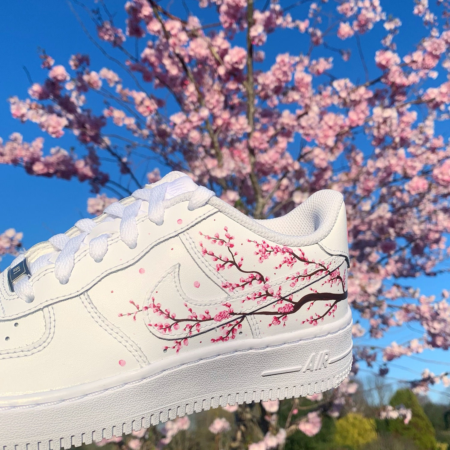 Pink Blossomz ~ Custom Air Force 1 Junior