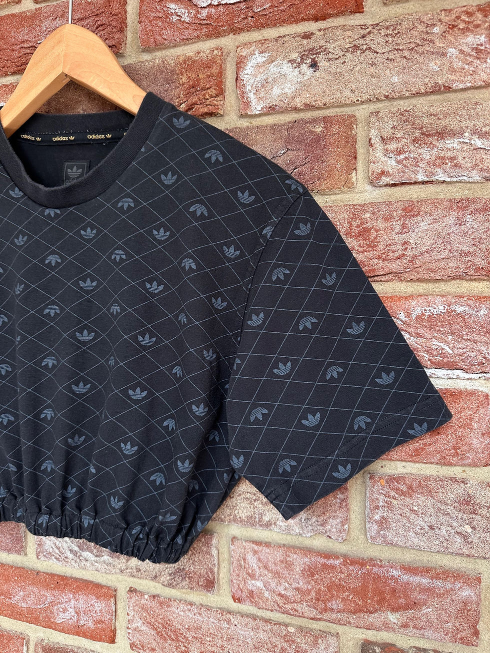 Thumbnail: Adidas Crop T Shirt Rework ~ Elasticated Waistband