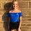 Thumbnail: Nike Crop Bardot Top ~ Lettuce Hem