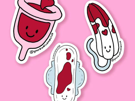 Why are donations often in the form of sanitary pads?
