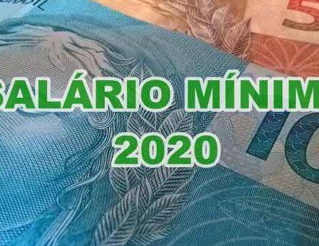 Trabalhista - Salário mínimo - A partir de Fev/2020