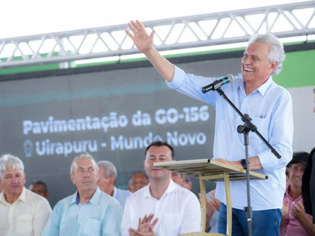 Caiado tem R$ 1,4 bi em obras para entregar até junho