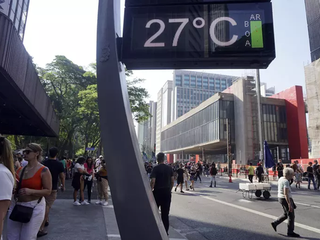 Brasil tem a oitava onda de calor do ano nesta semana; termômetros podem passar dos 40ºC
