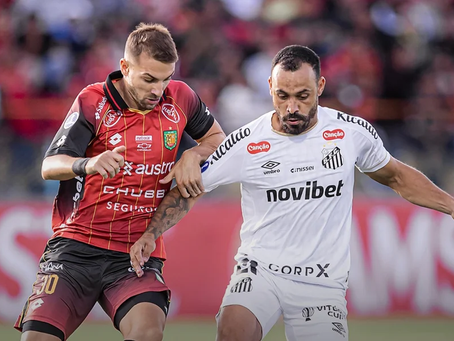 Santos leva gol olímpico e perde na estreia da Sul-Americana