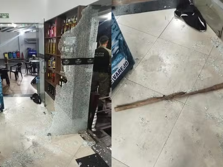 Policial é preso por destruir posto após se revoltar por frentista cobrar R$ 1 para calibrar pneu, diz polícia