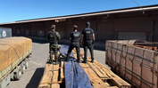 Cocaína em madeira: operação na fronteira faz a maior apreensão do país, segundo estimativa da Receita