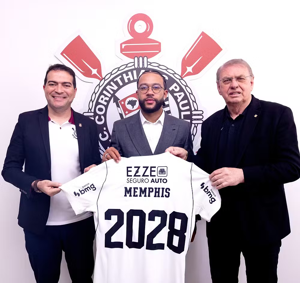 Corinthians anuncia renovação do contrato de Memphis Depay