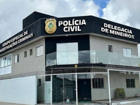 Polícia Civil de Mineiros cumpre de mandado de prisão preventiva e busca domiciliar na manhã dessa sexta-feira,04.