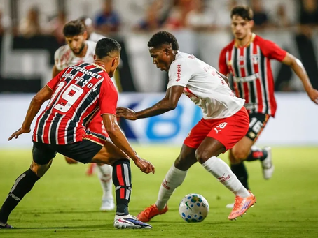 Brasileirão: São Paulo vence Bragantino de virada e segue na liderança
