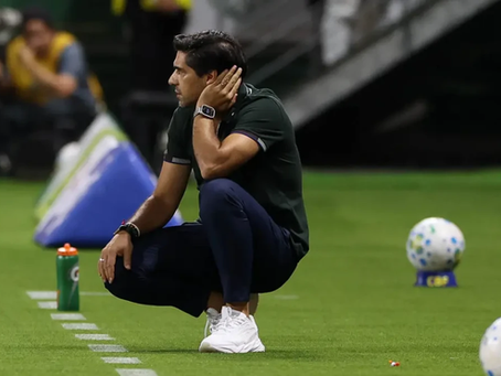 STJD reduz pena, mas Abel Ferreira ficará fora do comando do Palmeiras por mais quatro jogos