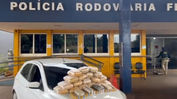 PRF apreende 32 kg de drogas na BR-364, em Jataí (GO)