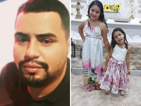 Pai que confessou matar as filhas recebe alta, diz hospital