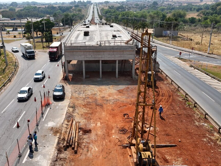 Goinfra executa segunda etapa das obras do viaduto do Portal da Fé, em Trindade