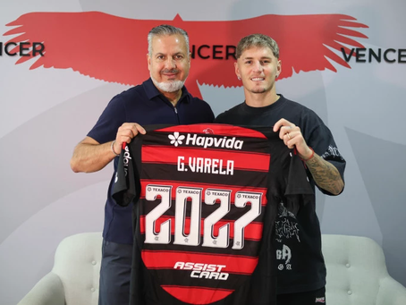 Flamengo renova contrato com lateral Guillermo Varela