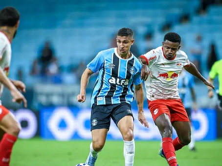 Bragantino arranca empate contra o Grêmio no fim e pode dormir na liderança do Brasileirão