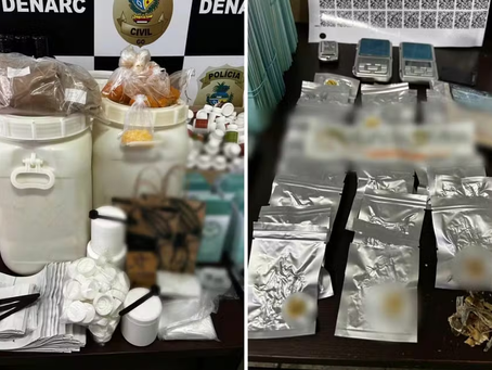 Falso guia espiritual é preso suspeito de usar escritório de advocacia como laboratório de cogumelos alucinógenos proibidos no Brasil