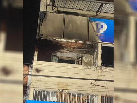 Briga de casal termina com apartamento destruído por incêndio, em Goiânia
