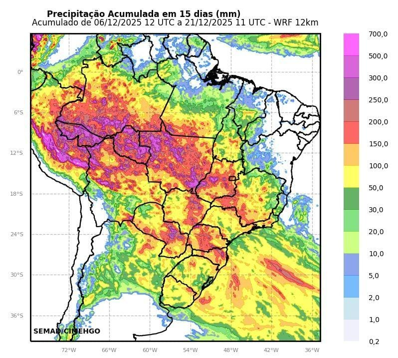 Goiás pode ter tempestades com ventos acima de 60km/h nesta semana, diz Cimehgo
