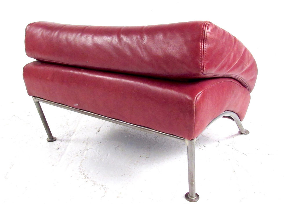 Thumbnail: Thayer Coggin "Boldido" Leather Lounge Chair by Milo Baughman