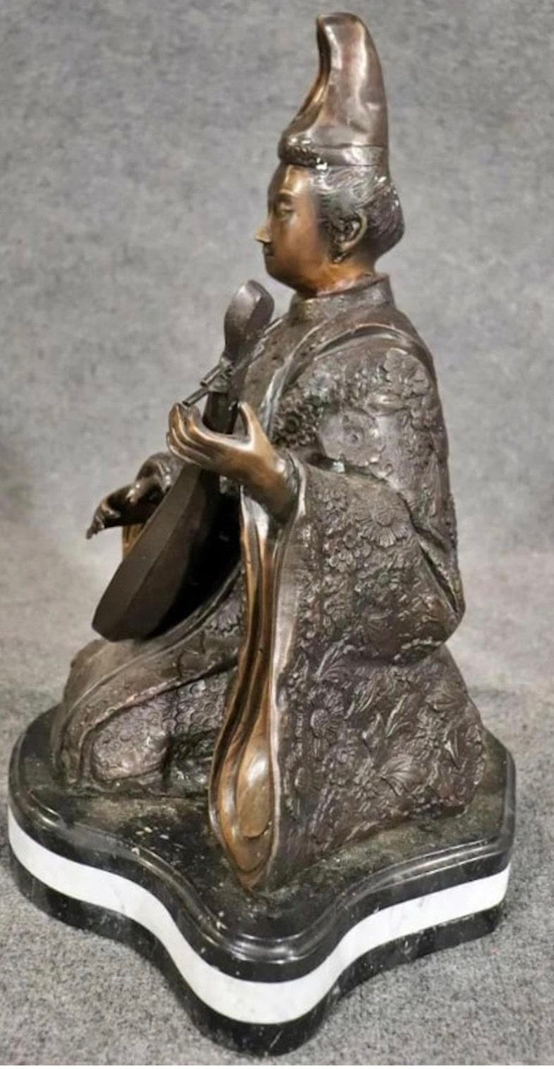 Thumbnail: Signed Ming Statue in Bronze