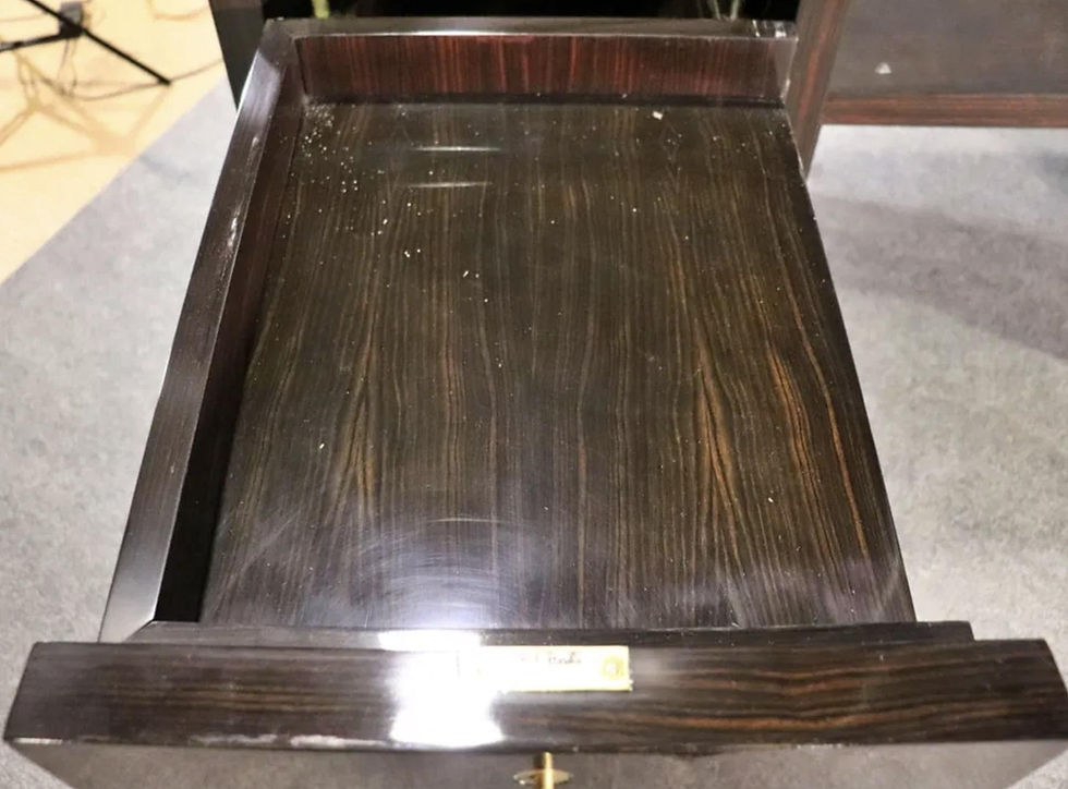 Thumbnail: French Macassar Deco Executive Desk