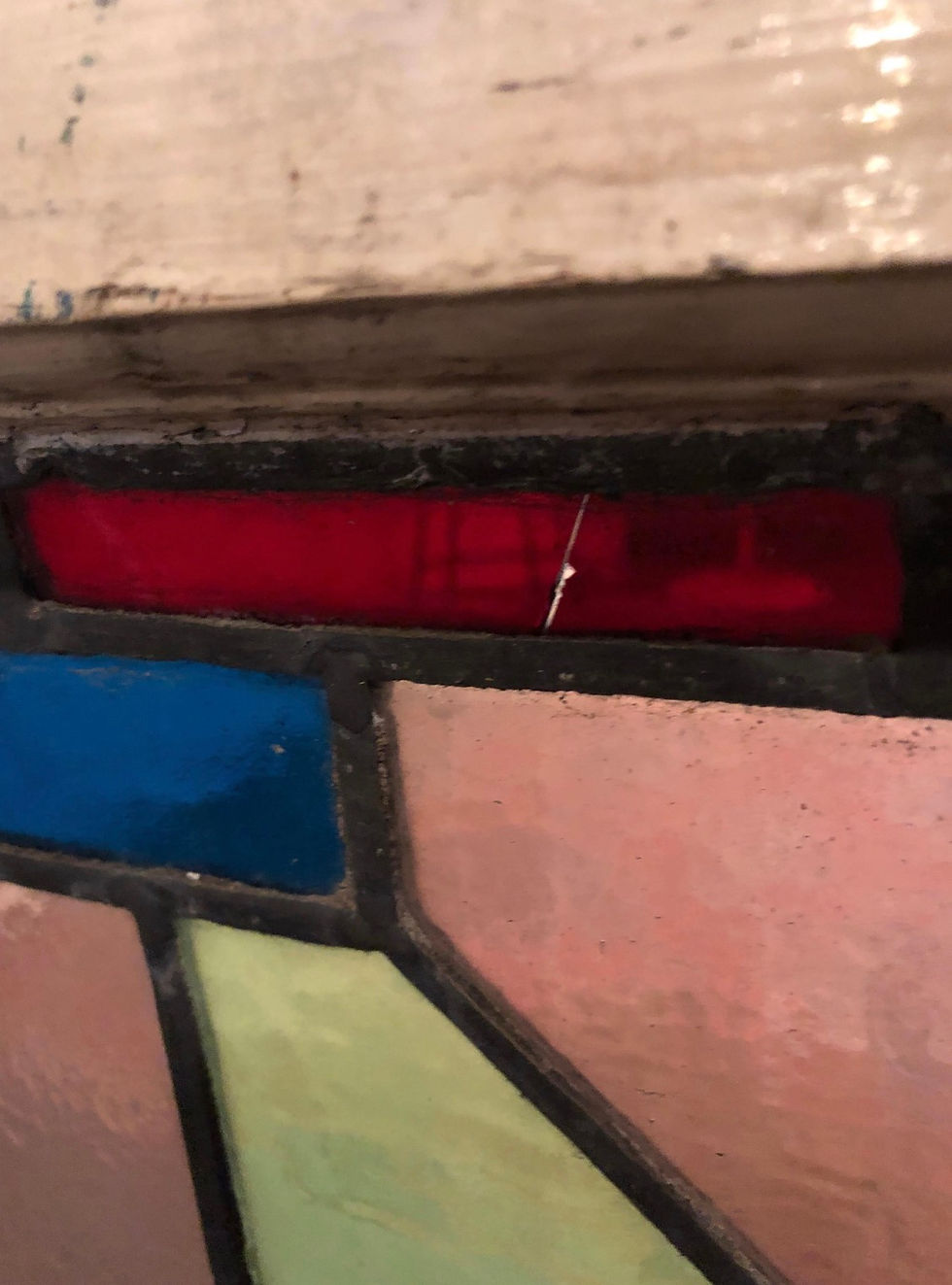 Thumbnail: Church Glass Window 32" x 32"