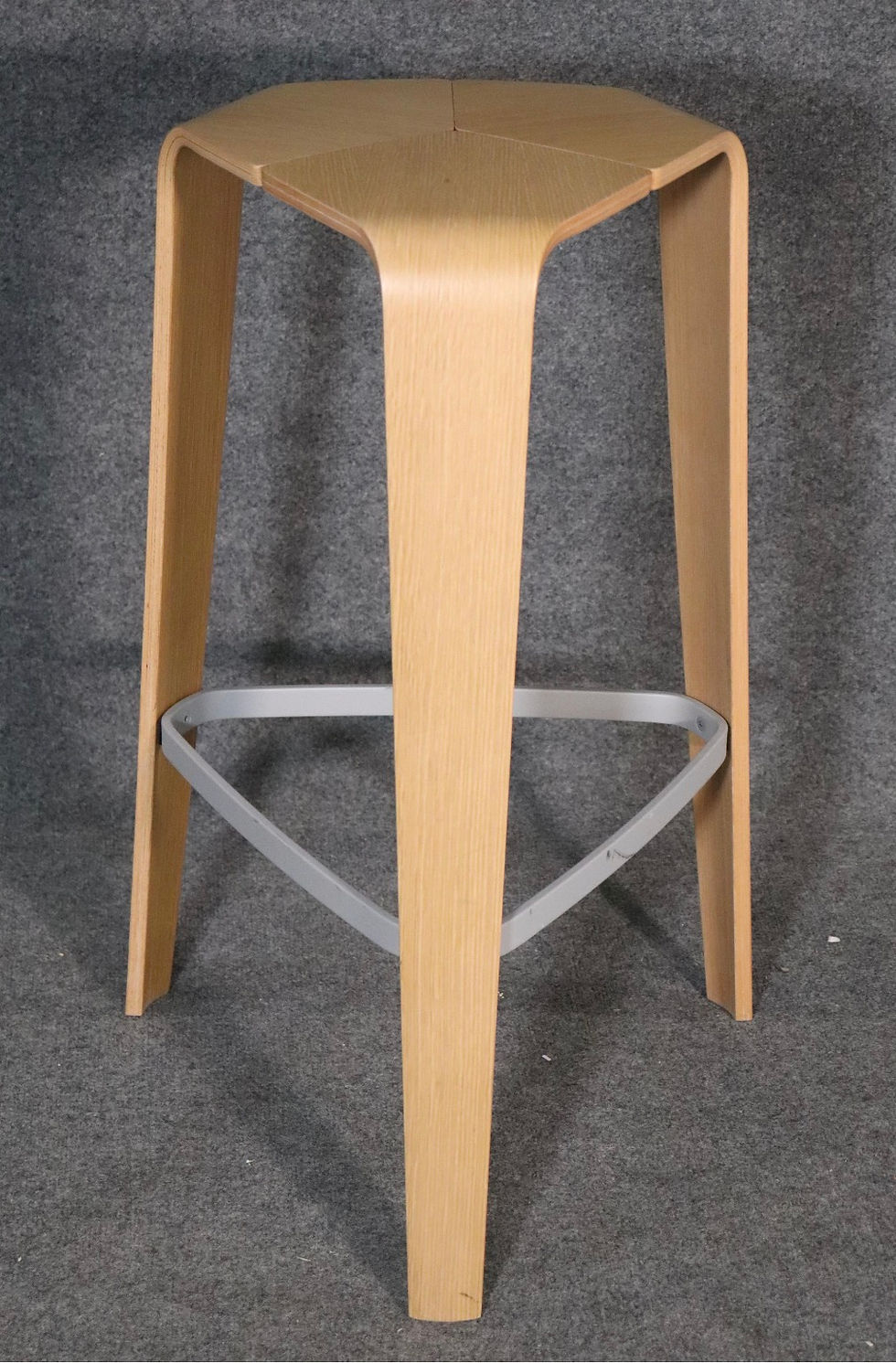 Thumbnail: Pair, "Tre" Bar Stools by Davis Furniture