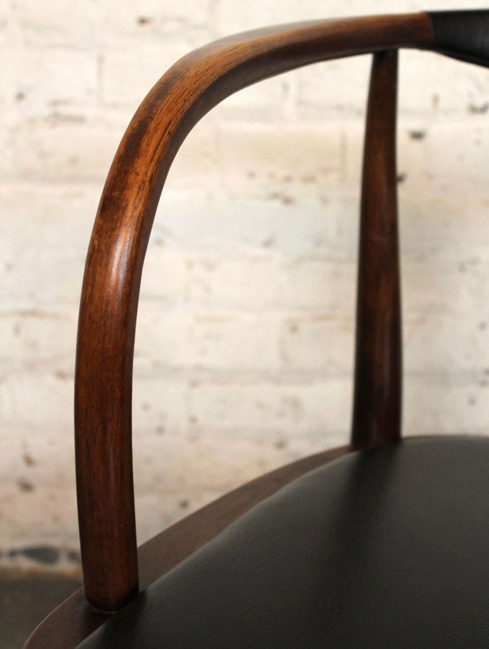 Thumbnail: Mid-Century Modern Oak Bentwood Armchair by Boling Chair Co.