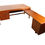 Thumbnail: Mid-Century Danish Teak Executive Desk by Arne Vodder for H. P. Hansen