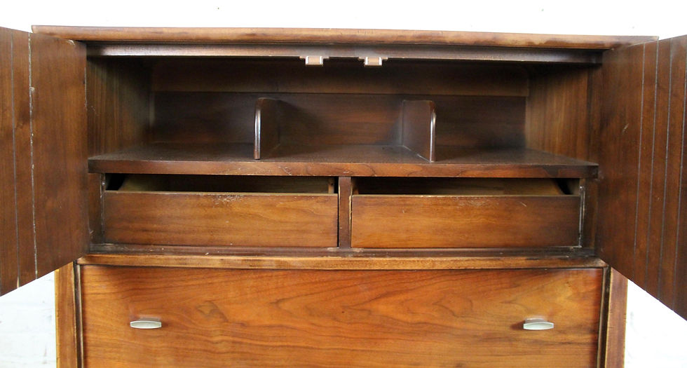 Thumbnail: Mid-Century Walnut Hiboy Dresser by Harmony House
