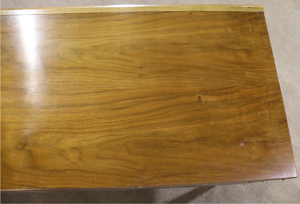 Thumbnail: Vintage Wide Dresser w/ Inset Rosewood Handles