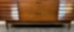 Thumbnail: Merton Gershun Designed Walnut Louvered Dresser by Martinsville