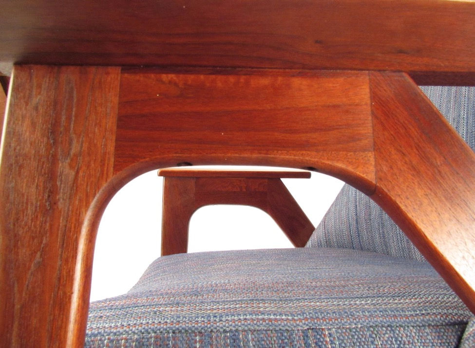 Thumbnail: Pair of Scandinavian Modern Lounge Chairs After Kofod-Larsen