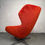 Thumbnail: Striking Mid-Century Red Lounge Chair