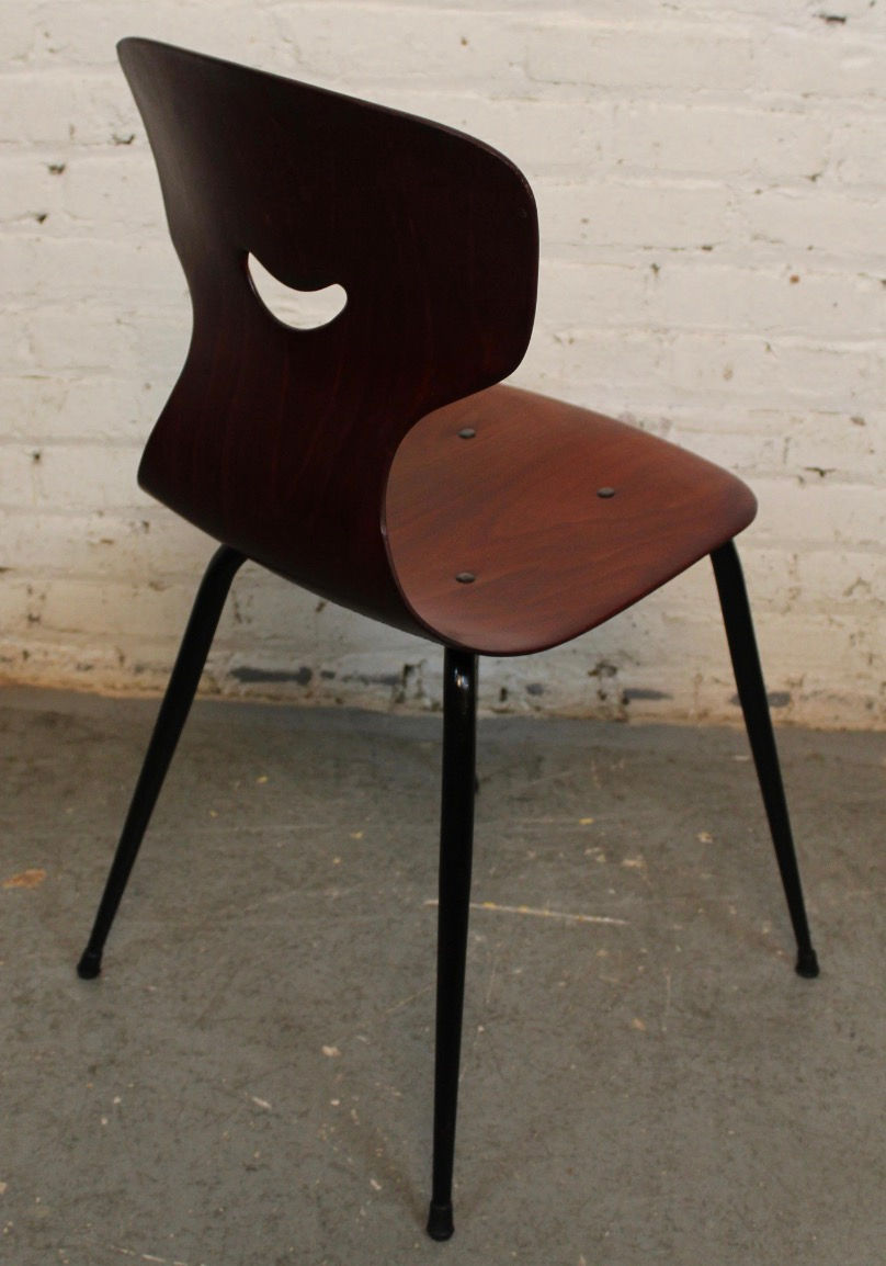 Thumbnail: West German Plywood "Smile" Chair by Adam Stegner for Pagholz