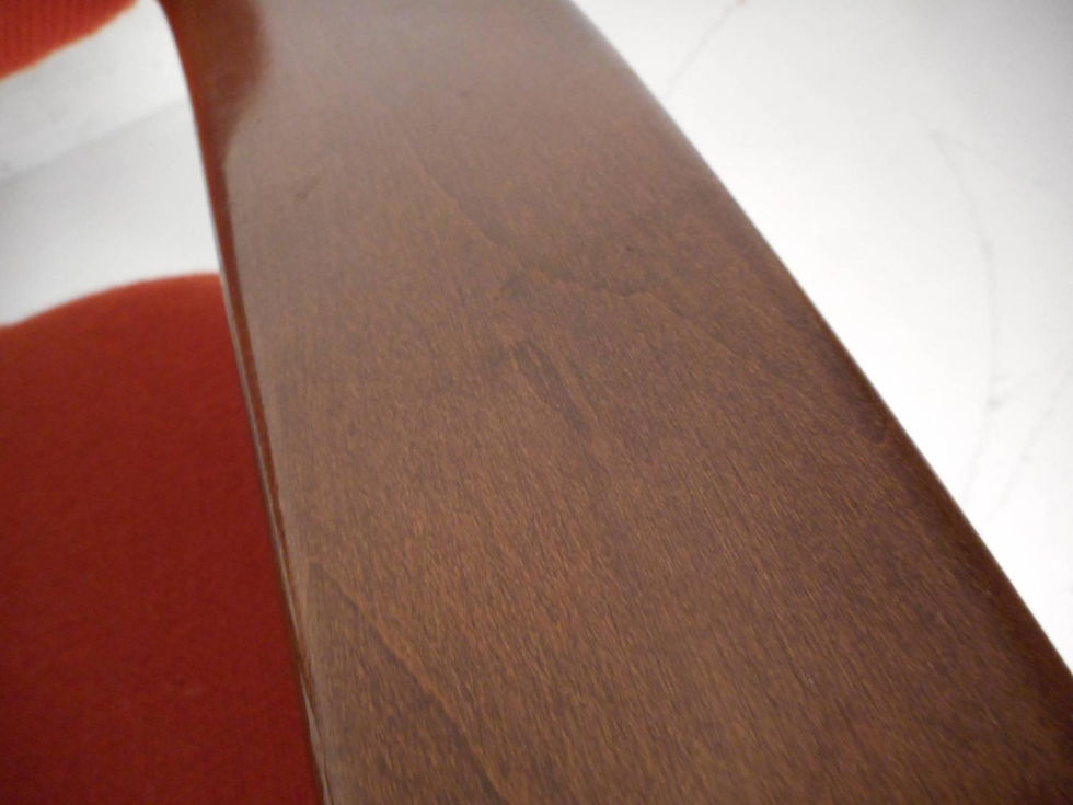 Thumbnail: Pair of Scandinavian Modern Arm Chairs