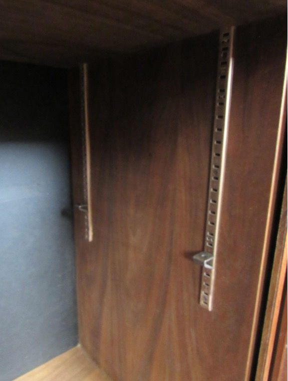 Thumbnail: Vintage Mid-Century Tambour Cabinet