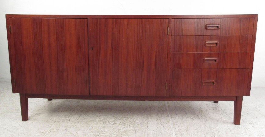 Thumbnail: Petite Mid-Century Modern Danish Teak Credenza