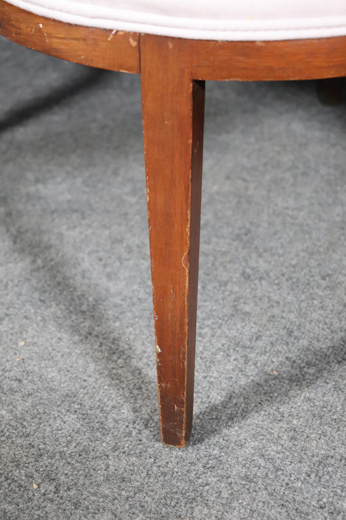 Thumbnail: Four Vintage Modern Corner Chairs