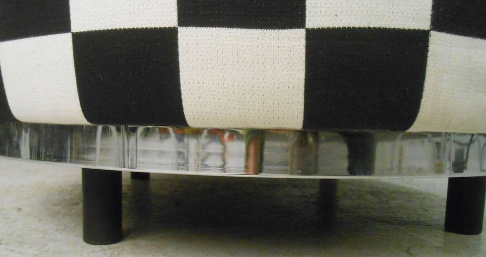 Thumbnail: Checkered Contemporary Modern Club Chair