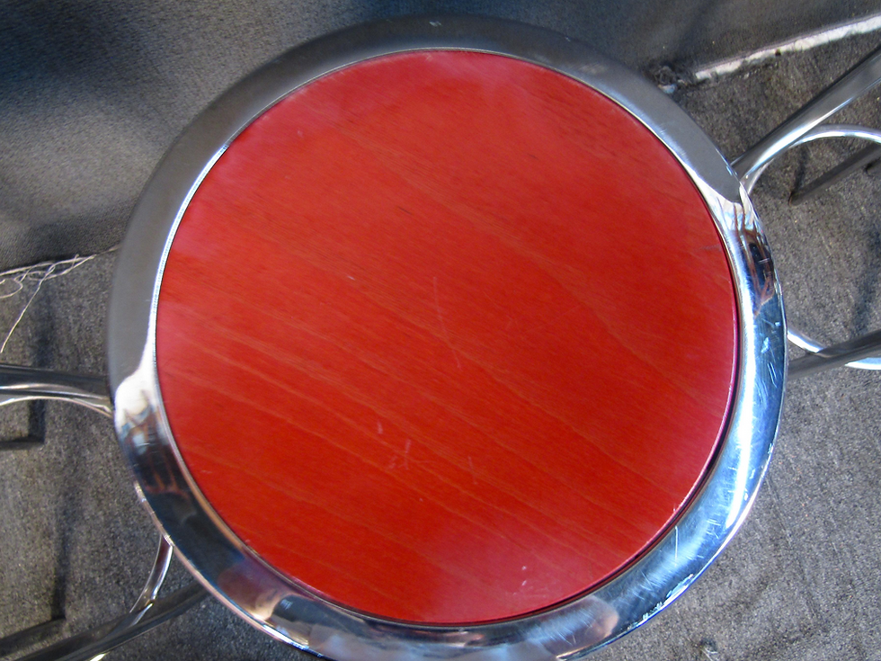 Thumbnail: Set of Four Italian Barstools by Metalmobil